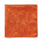 DÉCLIC Classic Paisley Hanky - Orange