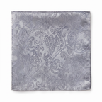 DÉCLIC Classic Paisley Hanky - Silver