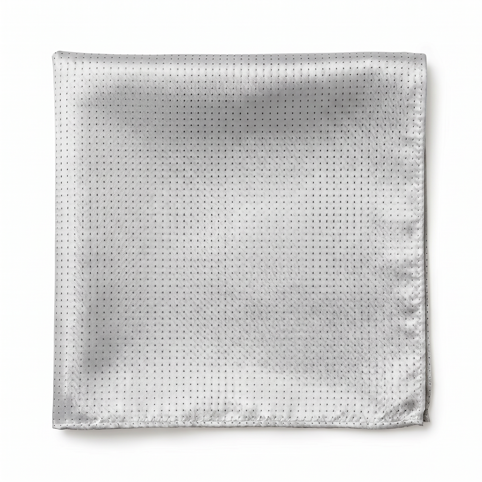 DÉCLIC Classic Microdot Hanky - Silver