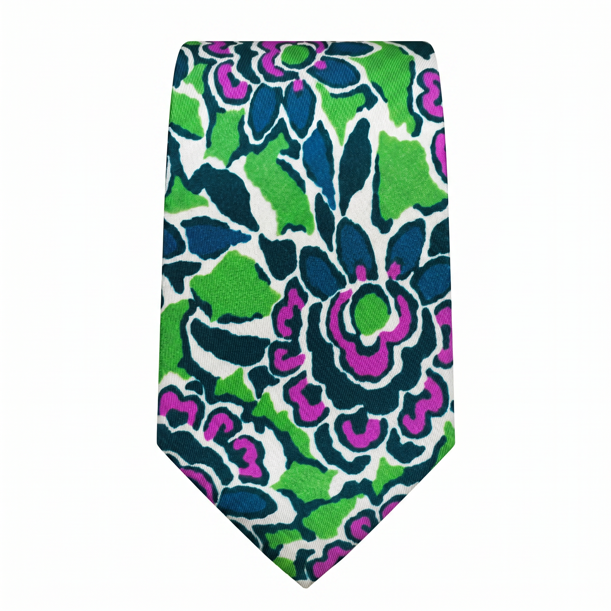 DÉCLIC Retro Bloom Tie - Green