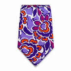 DÉCLIC Retro Bloom Tie - Purple