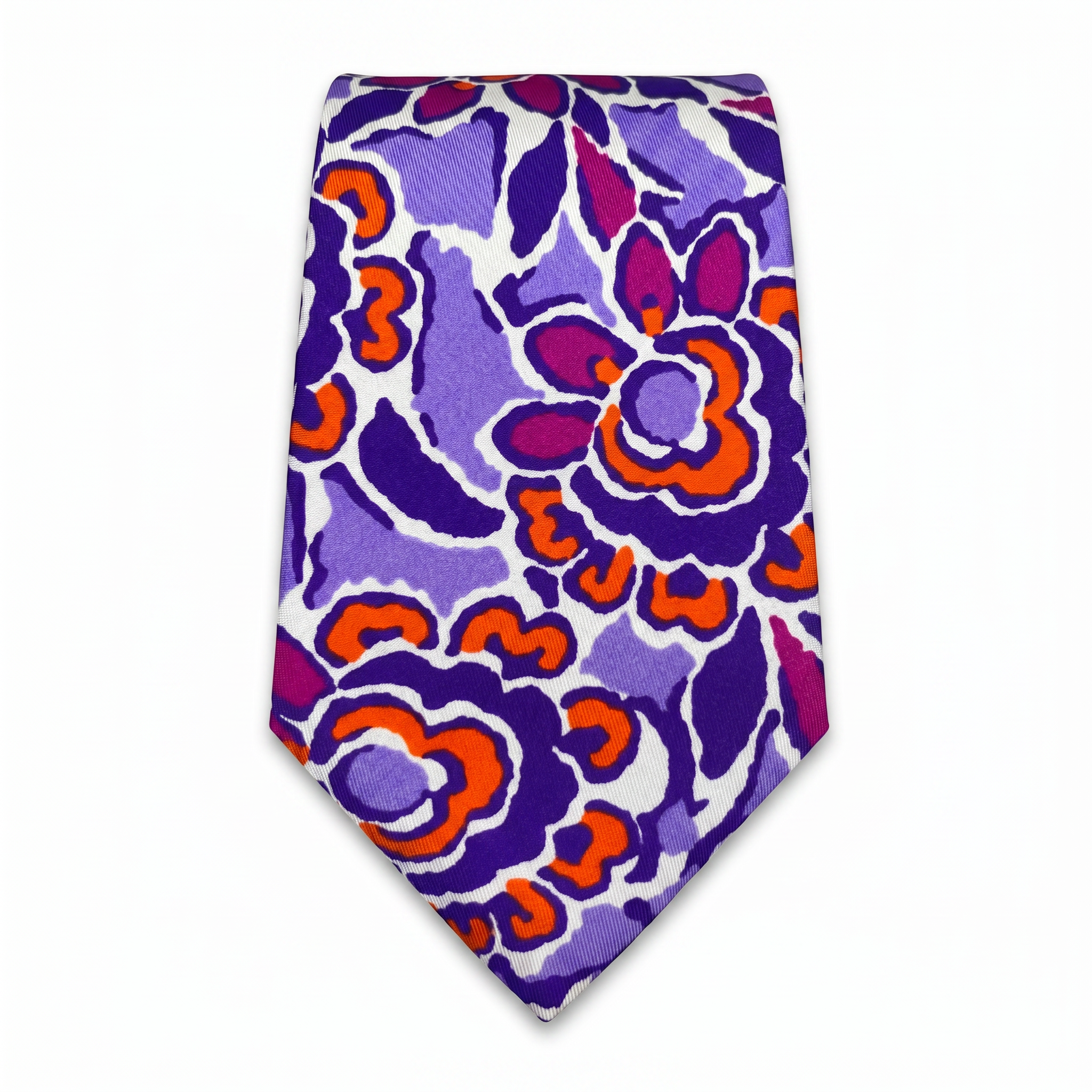 DÉCLIC Retro Bloom Tie - Purple
