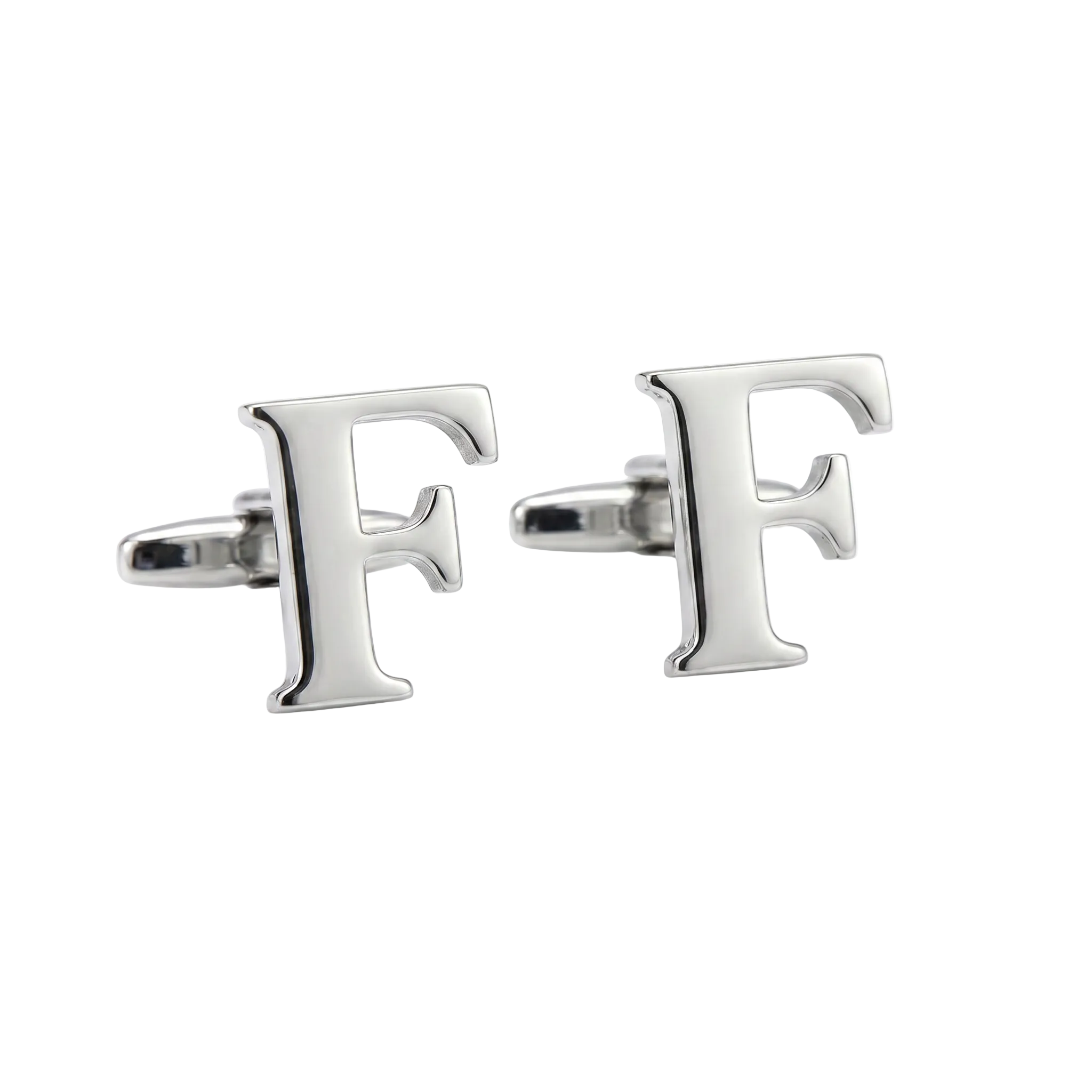 DÉCLIC Alphabet Cufflinks - LETTER F