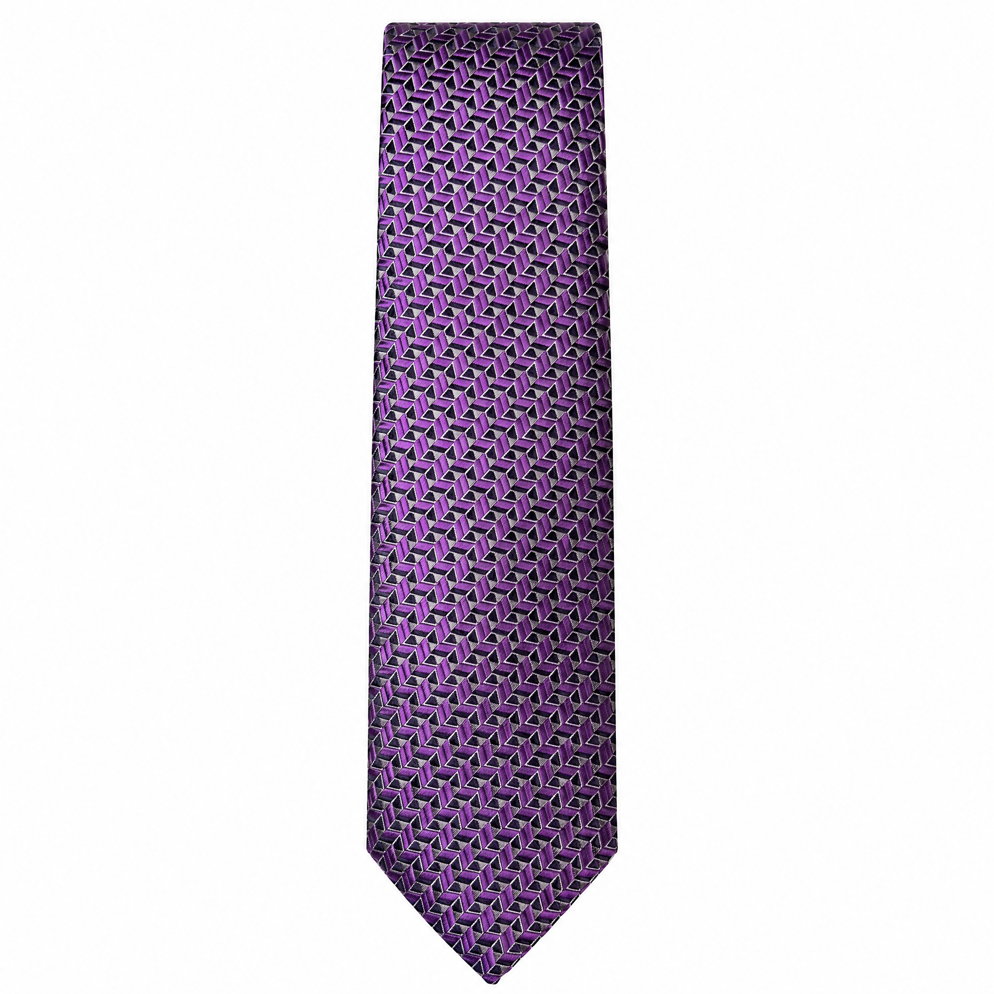DÉCLIC Imperial Prism Tie - Purple