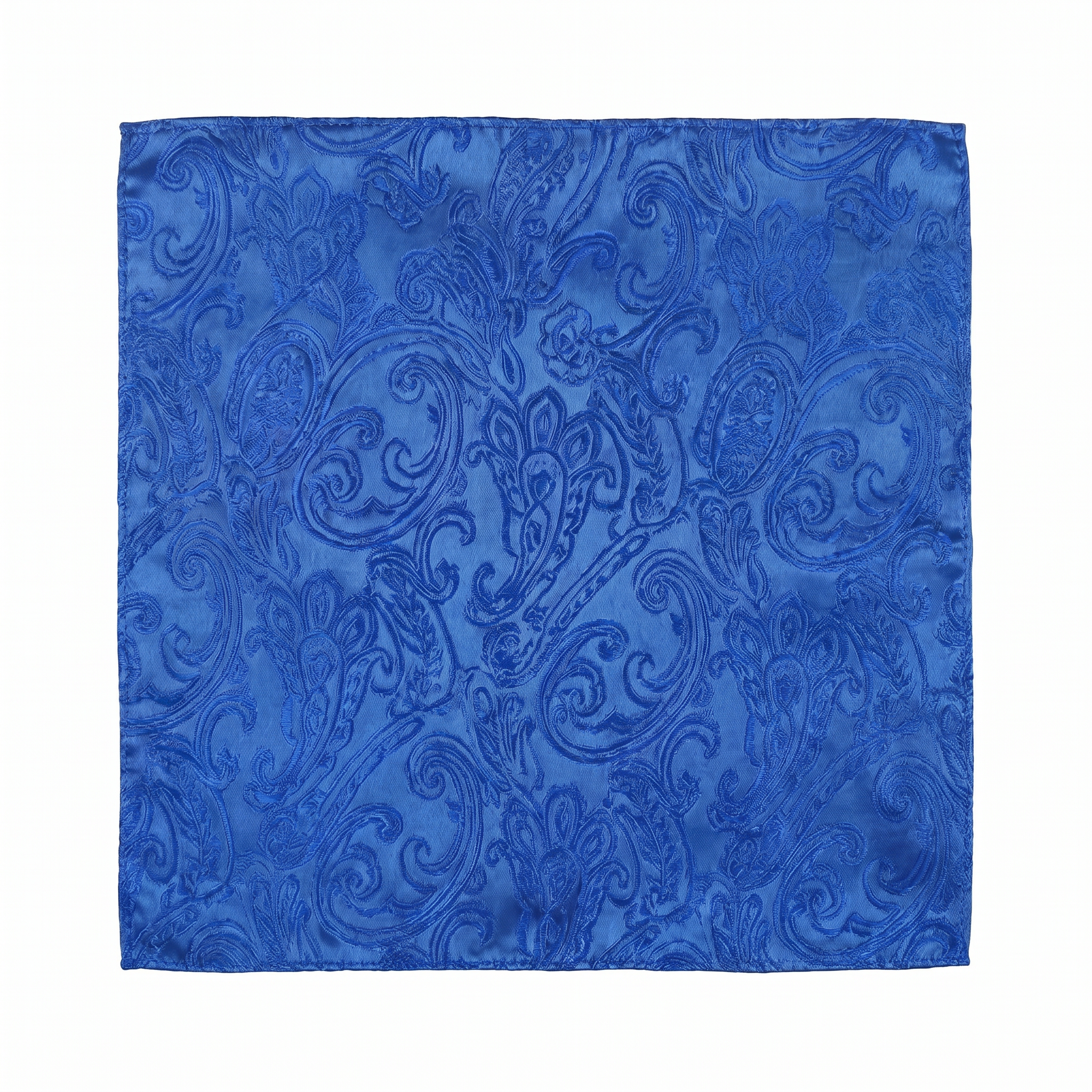 DÉCLIC Classic Paisley Hanky - Royal Blue