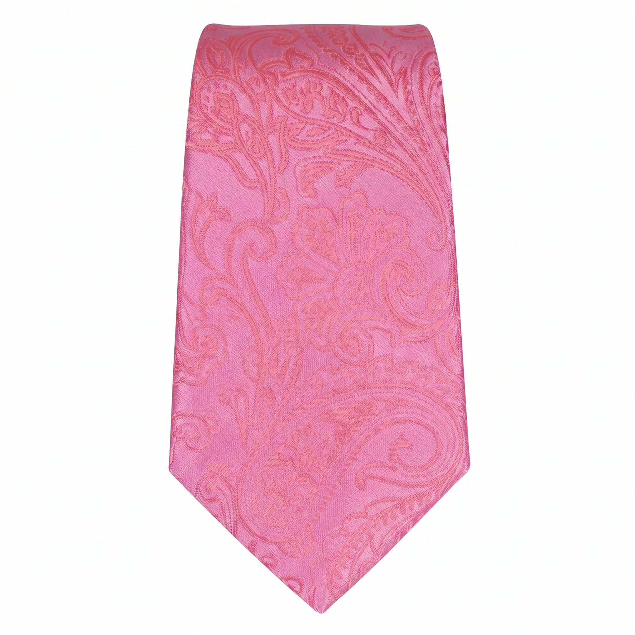 DÉCLIC Classic Paisley Tie - Coral
