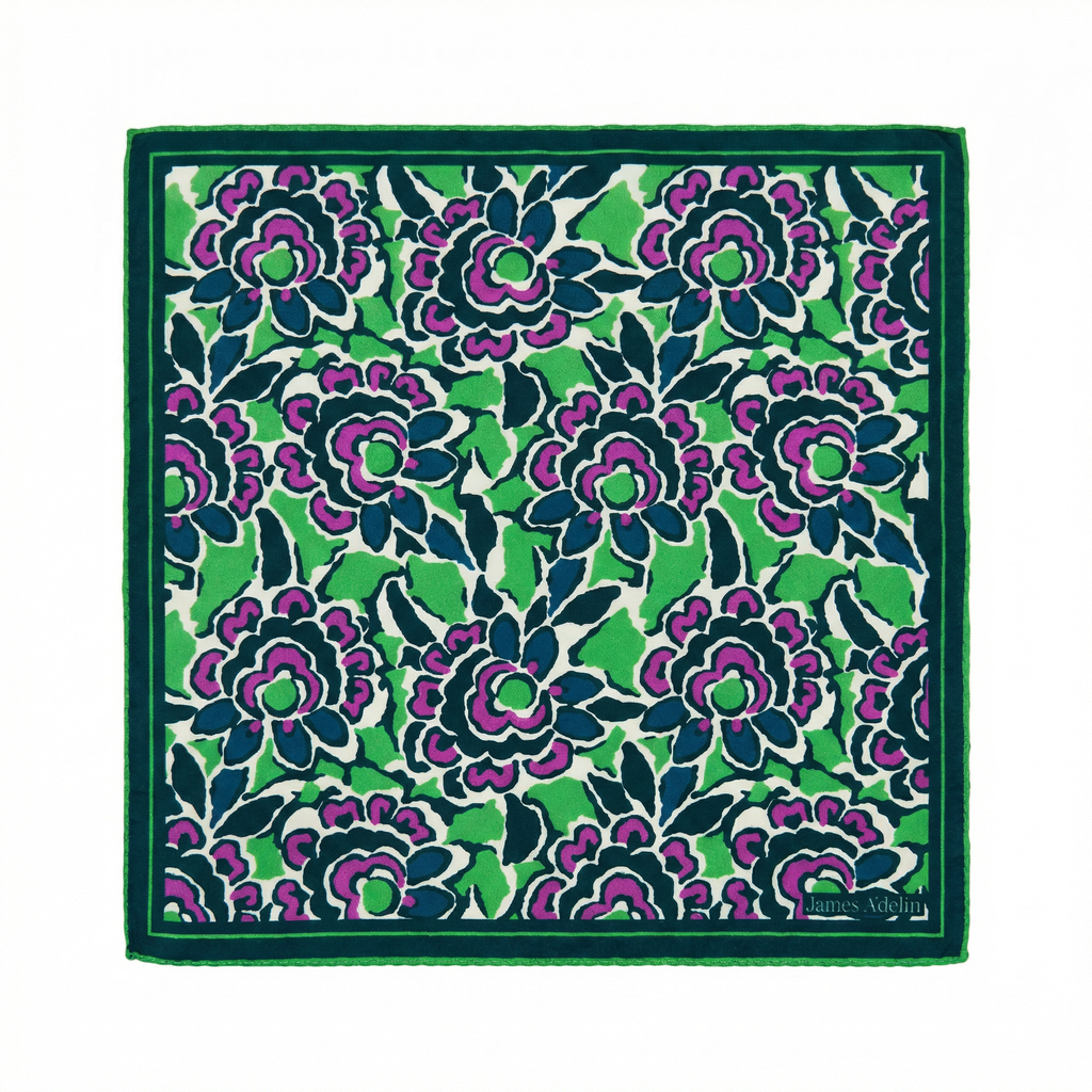 DÉCLIC Retro Bloom Pocket Hank - Green