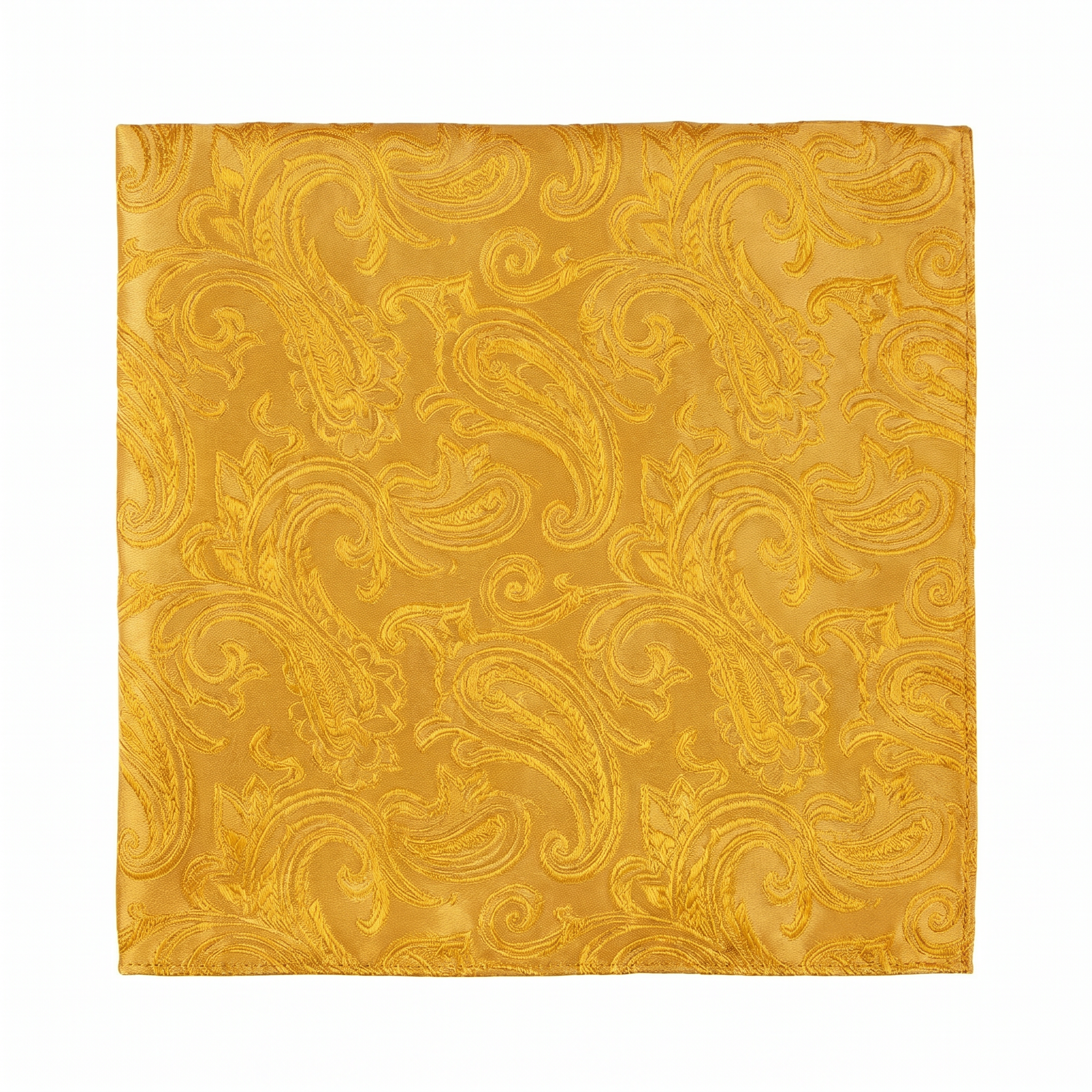 DÉCLIC Classic Paisley Hanky - Yellow