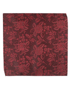 DÉCLIC Kontur Pocket Square - Burgundy