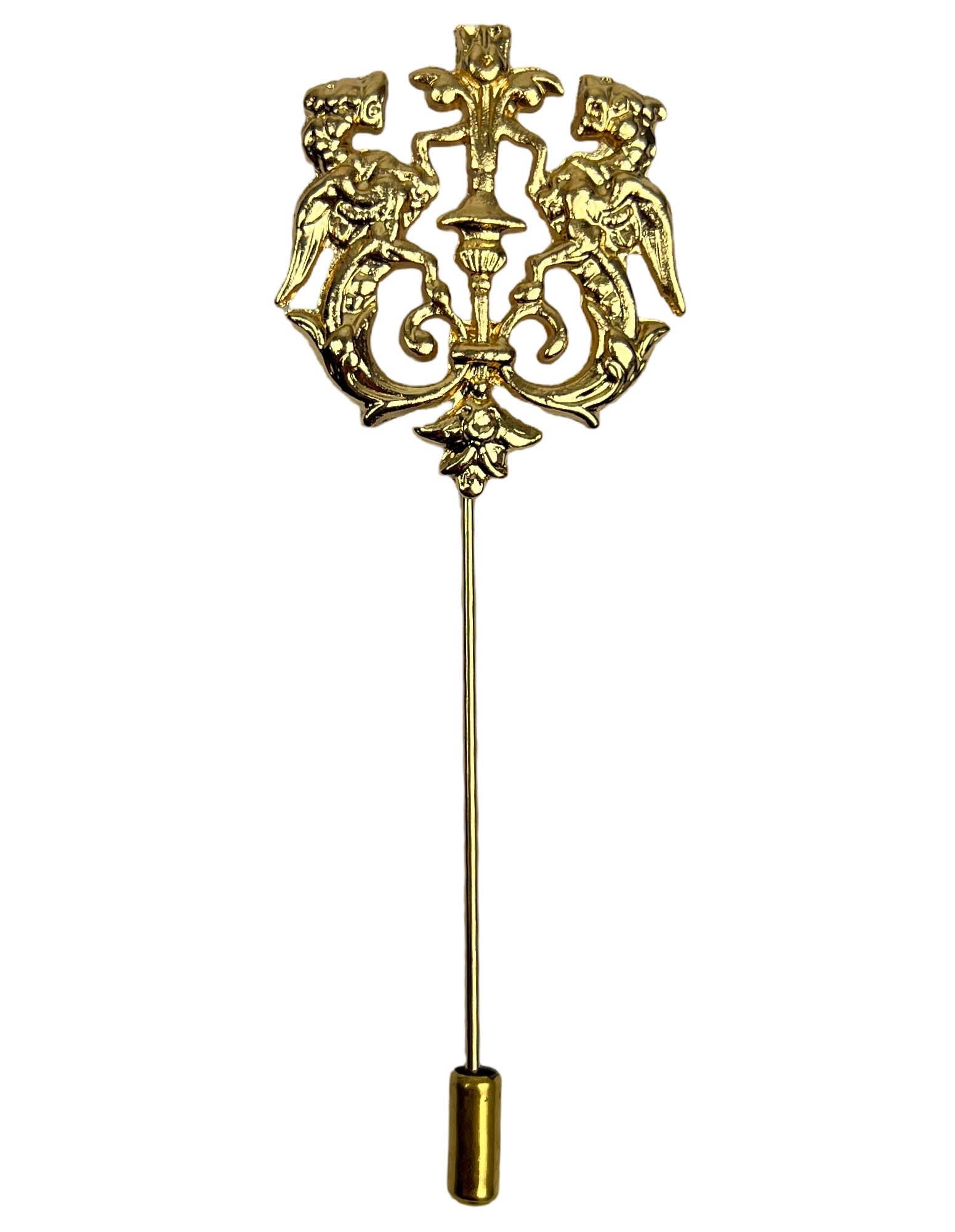 DÉCLIC Heraldic Crest Pin - Gold