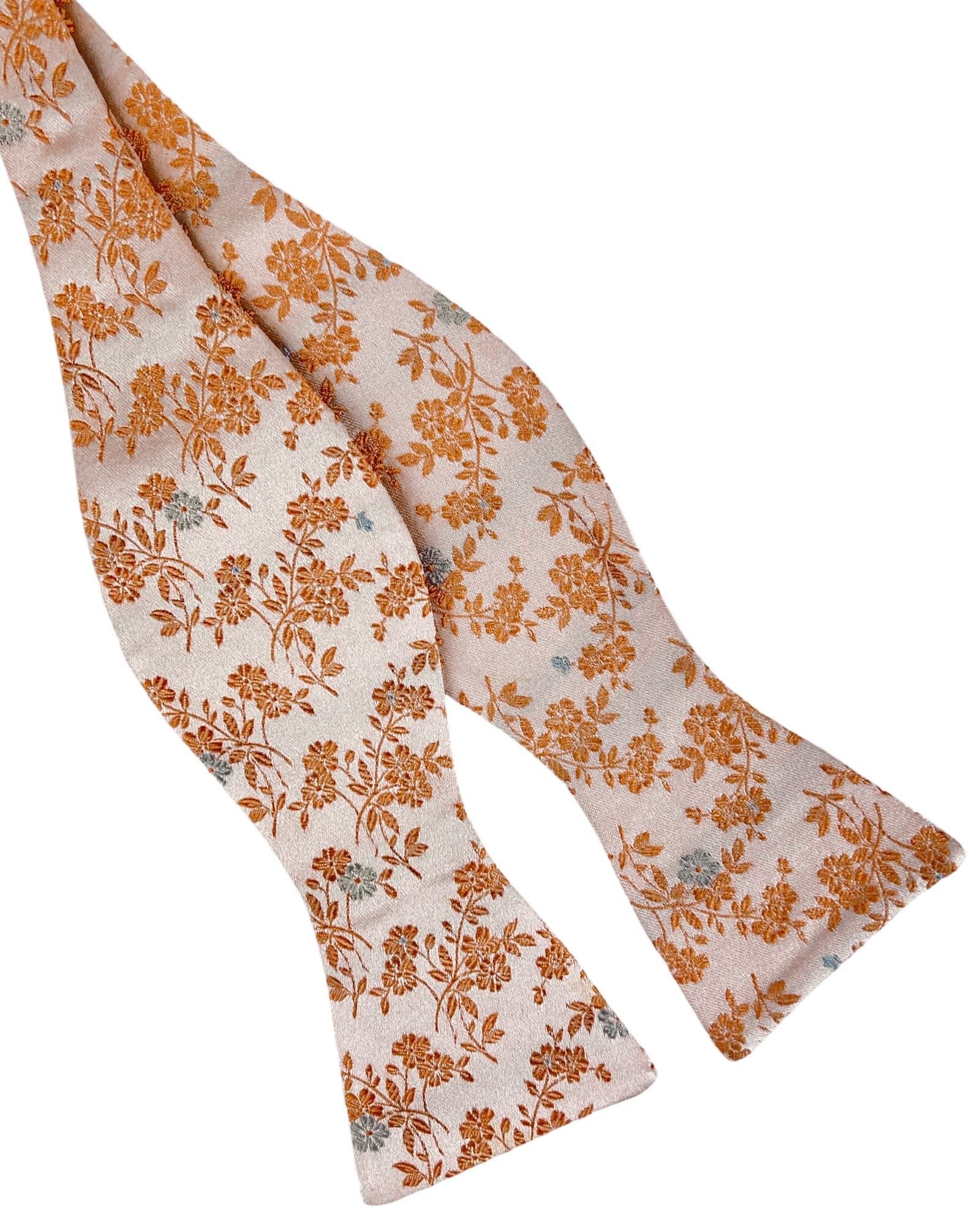 DÉCLIC Belluno Floral TYO Bow Tie - Orange