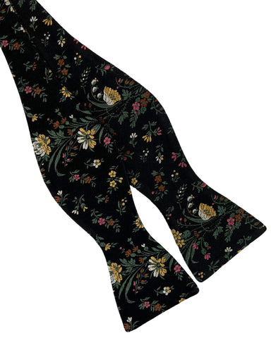 DÉCLIC Mestre Floral Bow Tie - Green