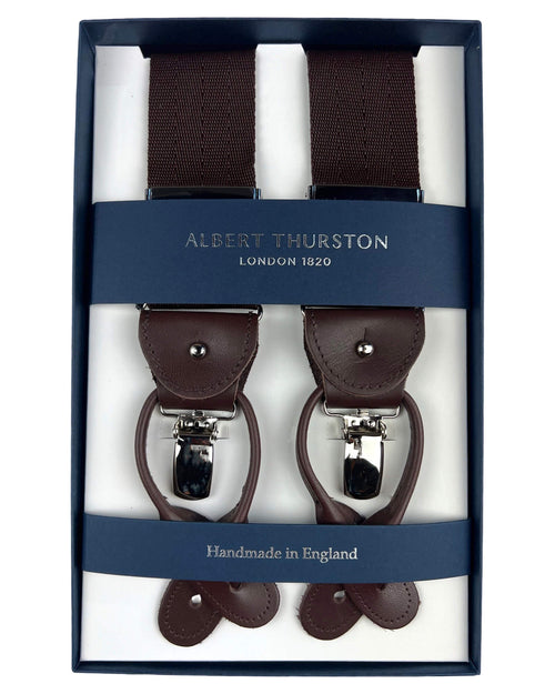 AT Plain Tape 2-in-1 Braces - Brown