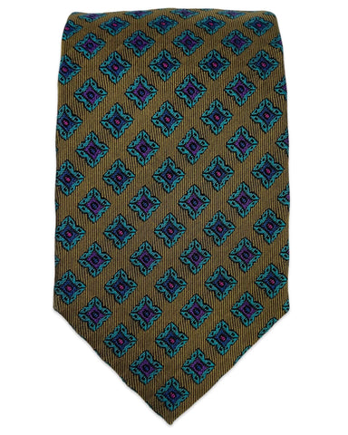 DÉCLIC Nuoro Patterned Tie - Blue