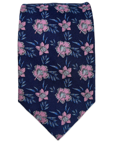 Silvio Fiorello Buccheri Floral Tie - Blue