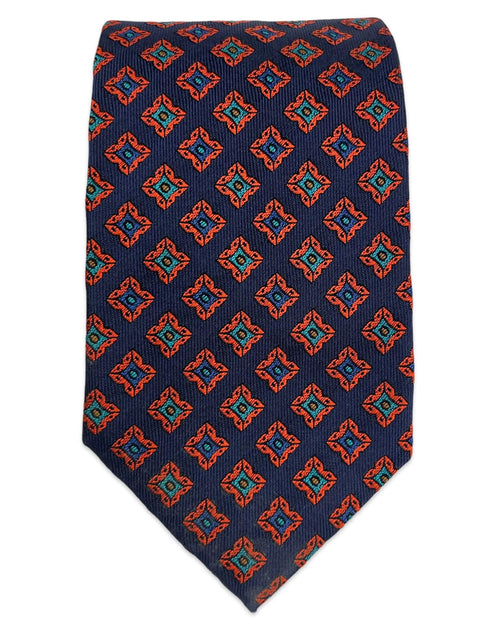 ROBERT KEYTE Bedford Pattern Tie - Purple