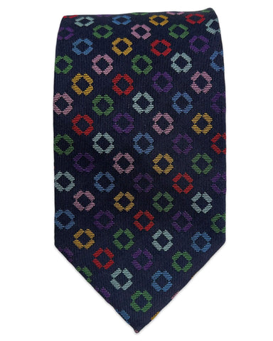 DÉCLIC Kassel Paisley Tie - Navy