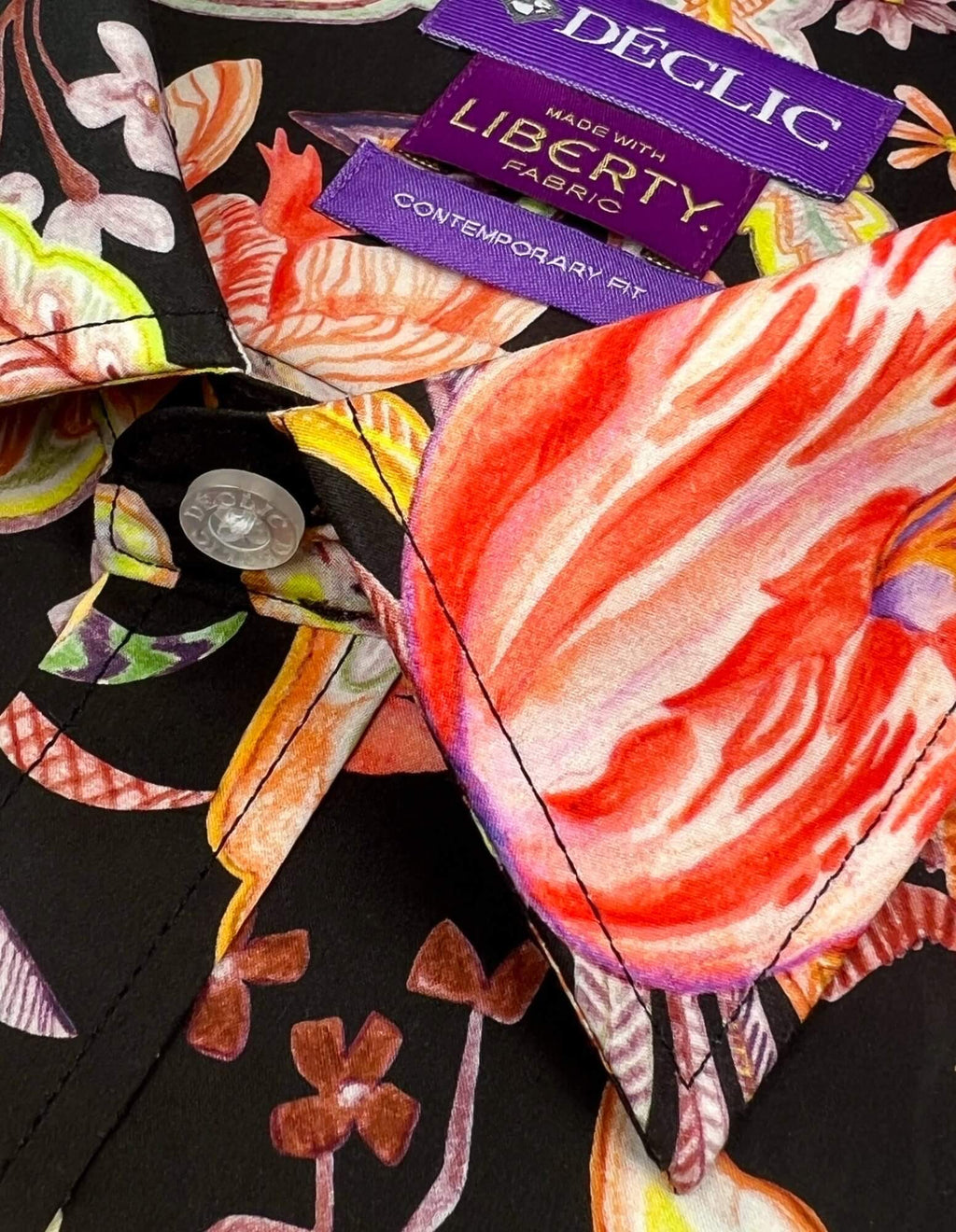 DÉCLIC Liberty Garden of Reverie Print Shirt - Black