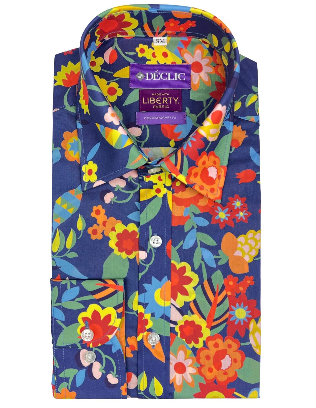 DÉCLIC Liberty Floral Ballet Print Shirt - Blue
