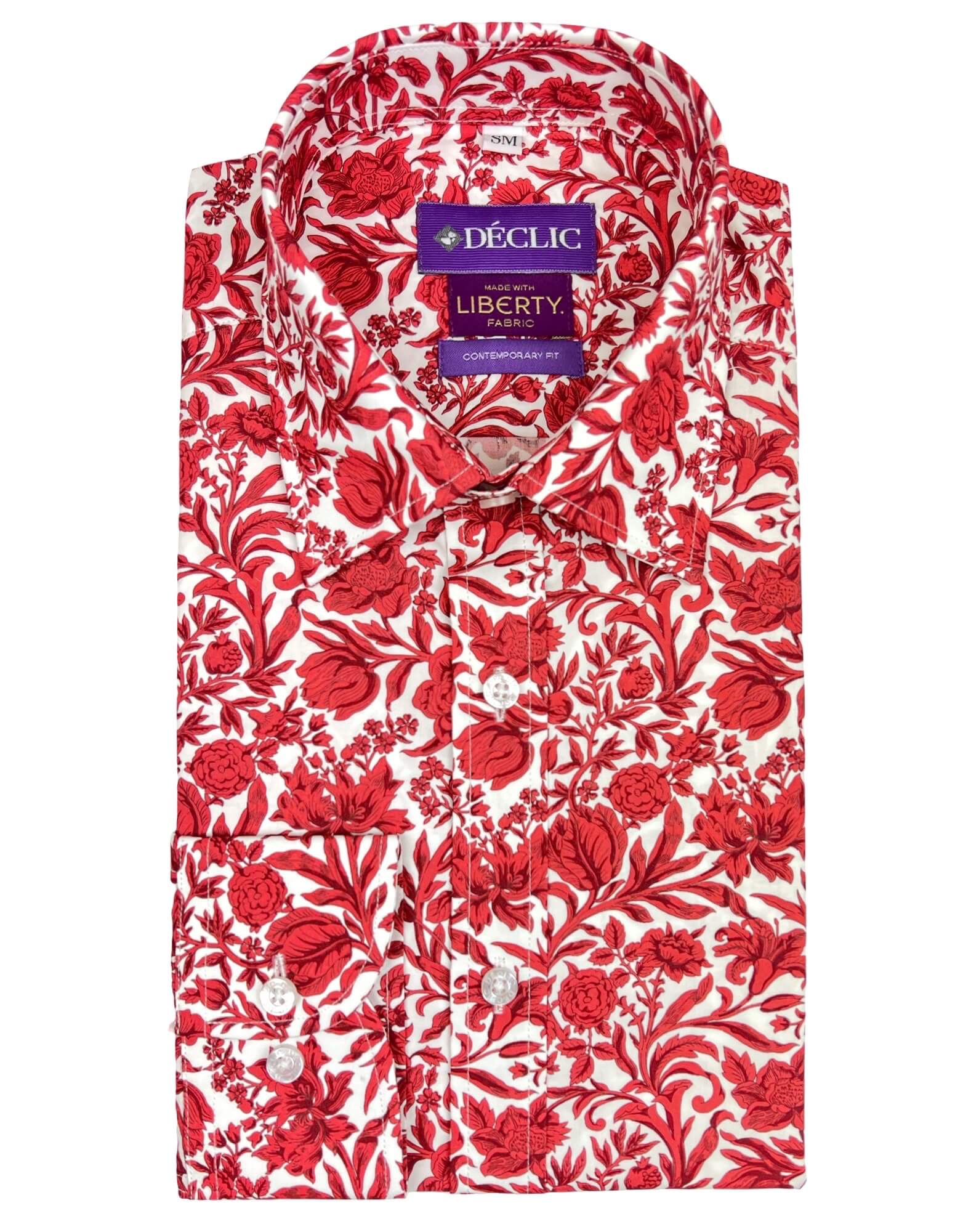DÉCLIC Liberty Sambourne Print Shirt - Red