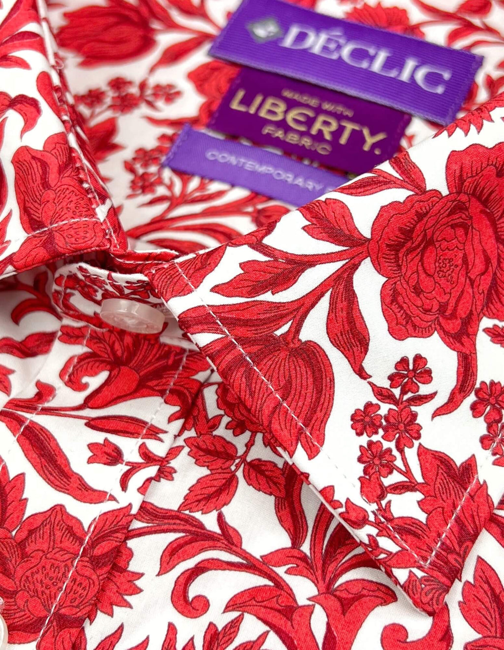 DÉCLIC Liberty Sambourne Print Shirt - Red