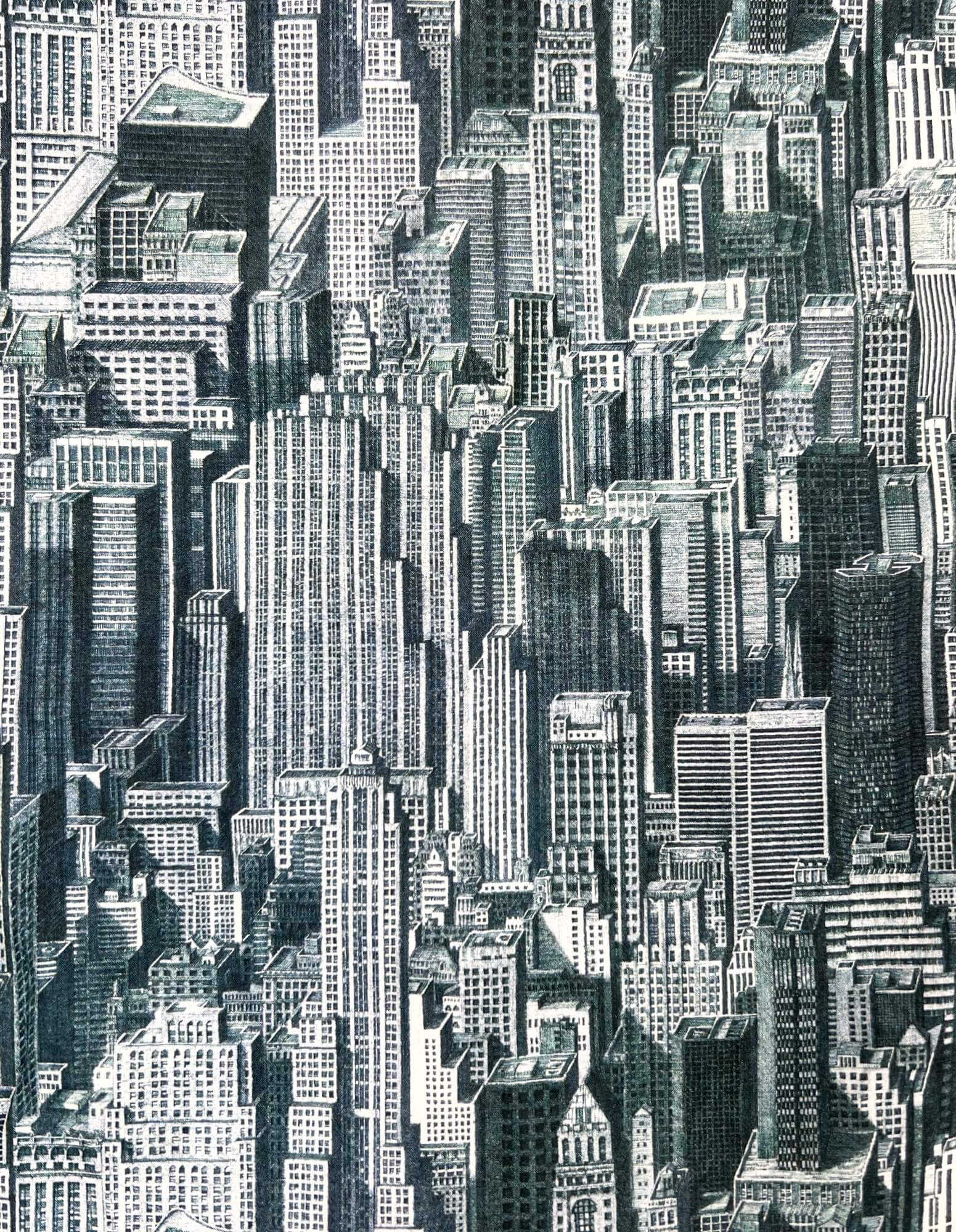 DÉCLIC Liberty Harper City Print Shirt - Grey