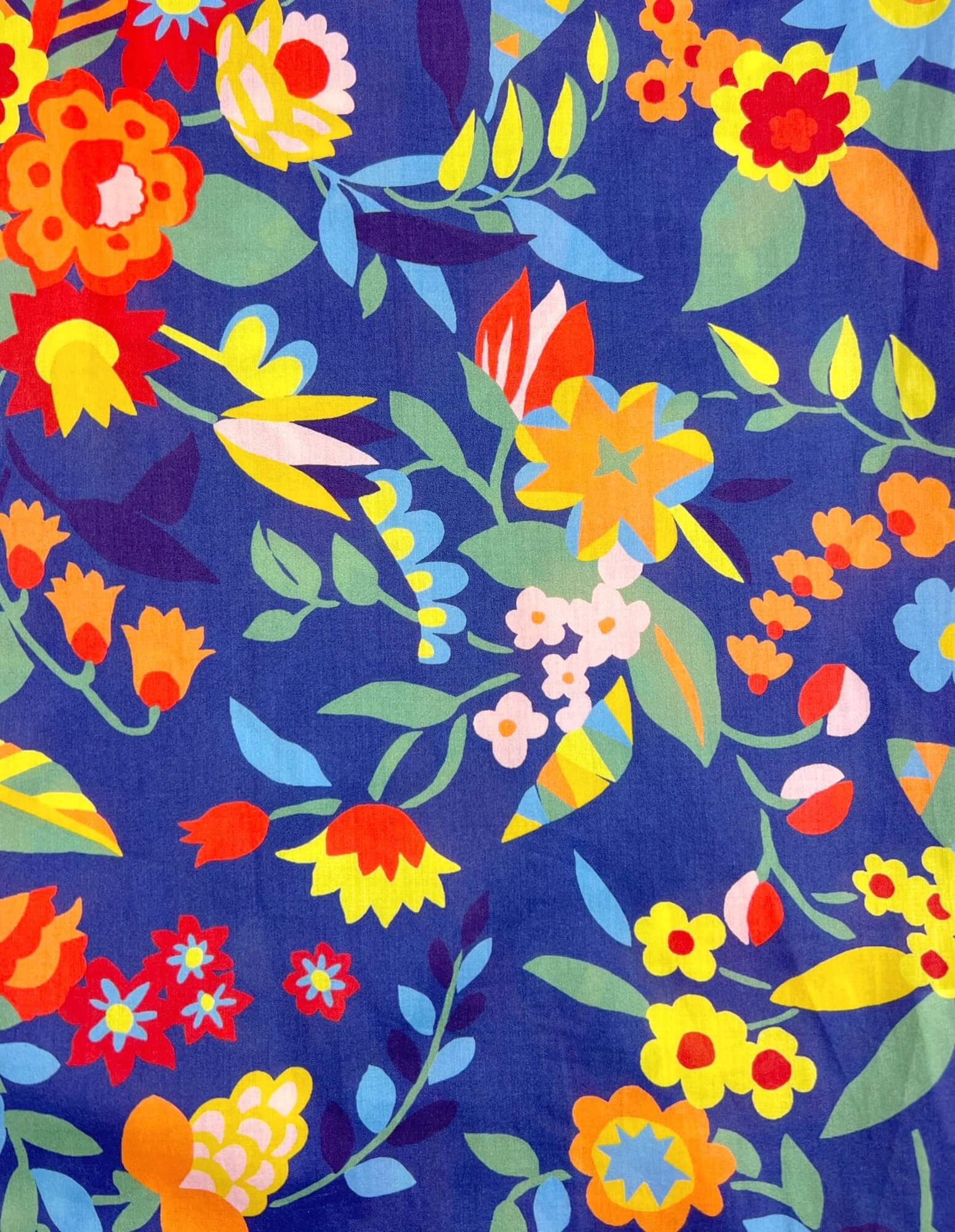 DÉCLIC Liberty Floral Ballet Print Shirt - Blue