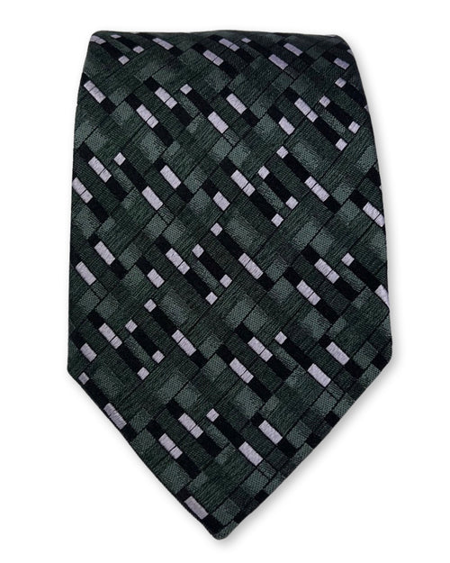 DÉCLIC Feltre Pattern Tie - Green