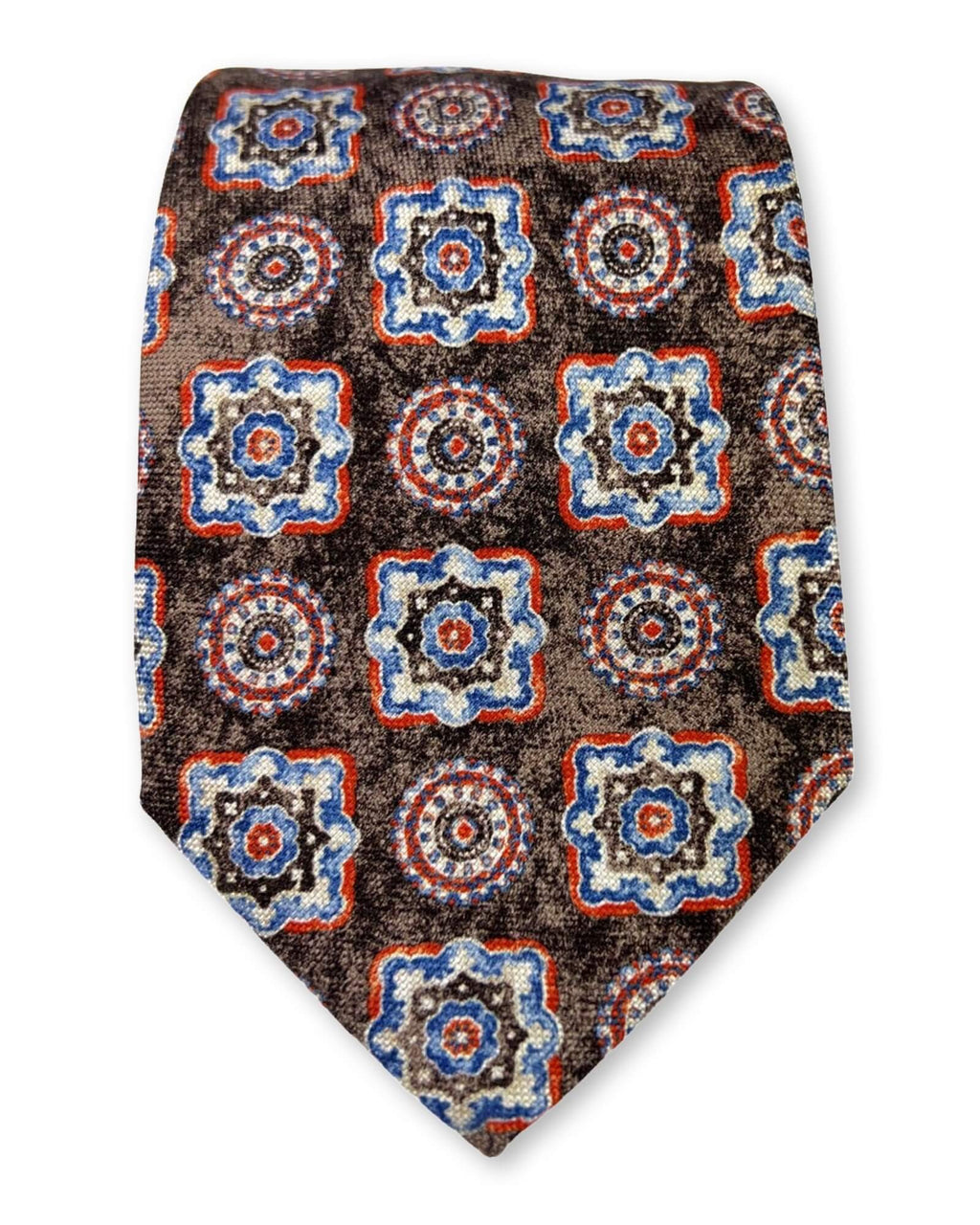 DÉCLIC Termini Pattern Tie - Brown