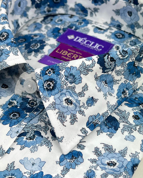 DÉCLIC Liberty Madeleine's Posy Print Shirt - Blue