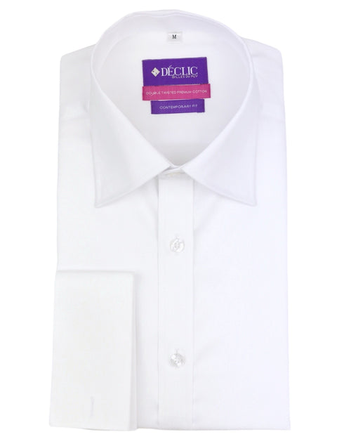 DÉCLIC Sel Slim Shirt (Standard Collar) - Double Cuff