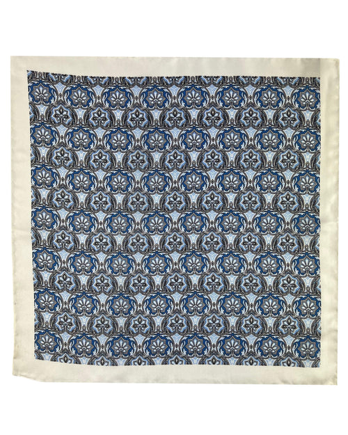 DÉCLIC Fireheart Patterned Hanky - Blue