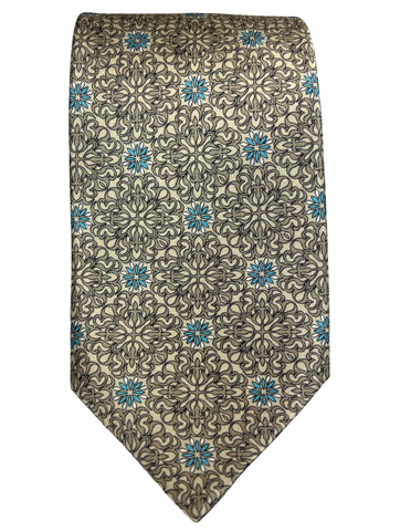 Silvio Fiorello Friddi Pattern Tie - Purple