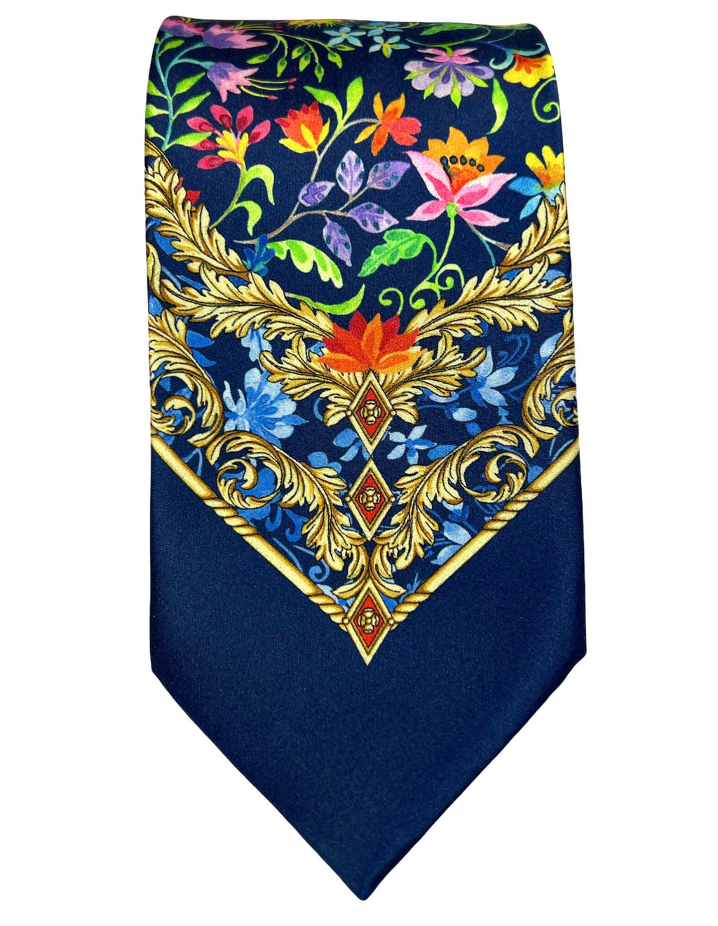 Silvio Fiorello Jianni Floral Tie - Navy