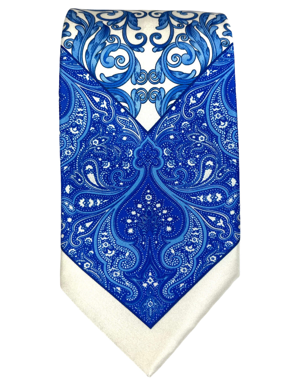 Silvio Fiorello Tindari Paisley Tie - Blue