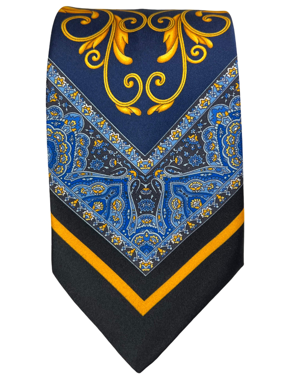 Silvio Fiorello Ciavolo Baroque Tie - Navy