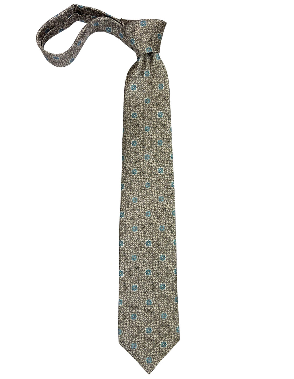 Silvio Fiorello Friddi Pattern Tie - Grey