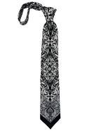 Silvio Fiorello Tindari Paisley Tie - Black