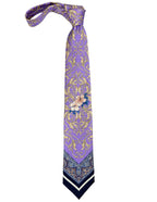 Silvio Fiorello Ciavolo Baroque Tie - Lavender