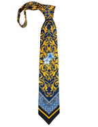 Silvio Fiorello Ciavolo Baroque Tie - Navy