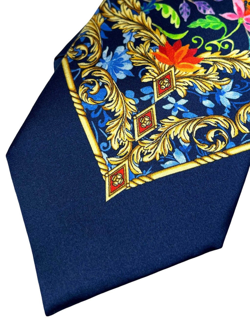 Silvio Fiorello Jianni Floral Tie - Navy