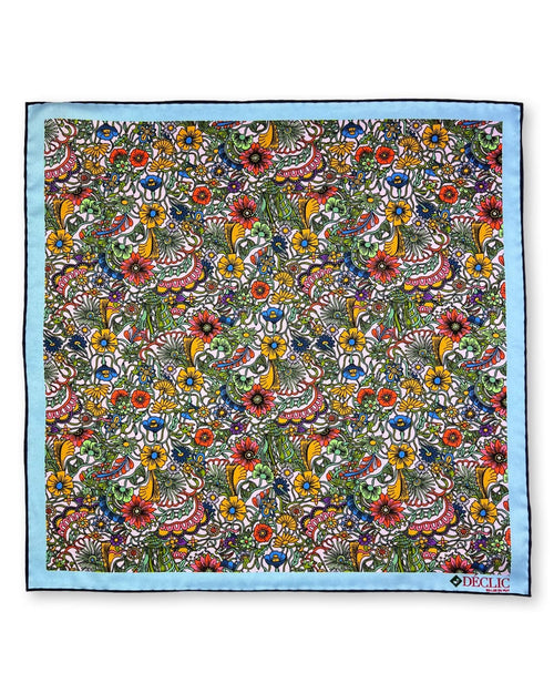 DÉCLIC Mossley Floral Pocket Square - Assorted