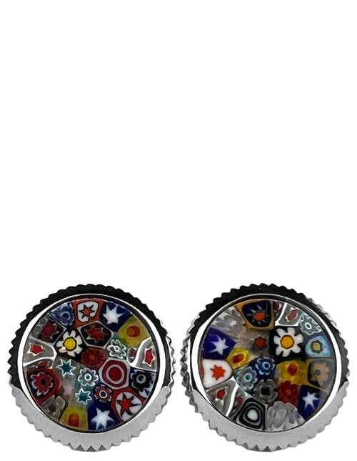 DÉCLIC Murano Glass Ridged Cufflink - Assorted