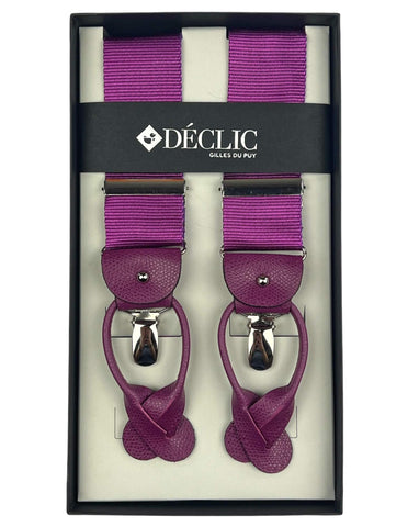 DÉCLIC Ribbed Satin 35mm 2-in-1 Braces - Khaki