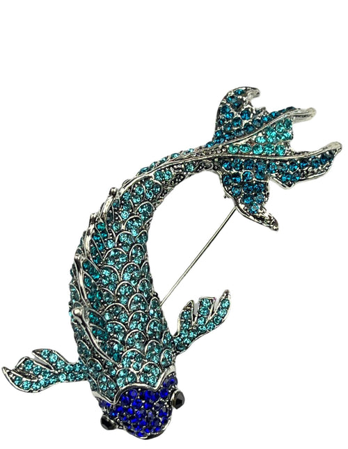 DÉCLIC Koi Lapel Pin - Blue