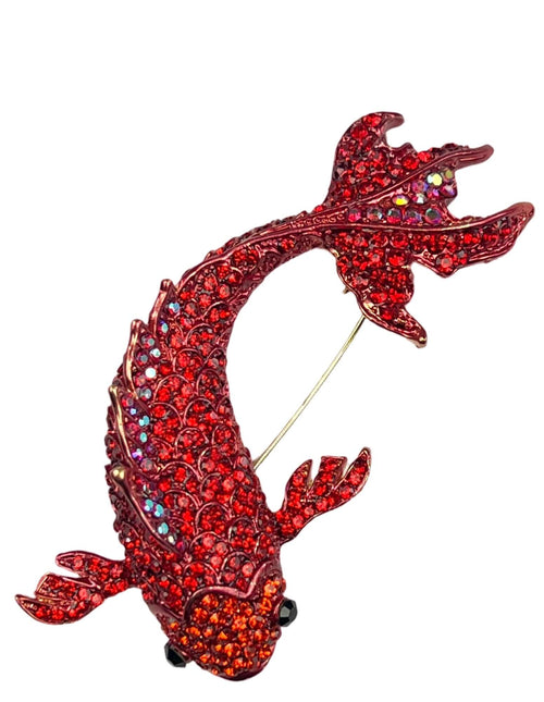 DÉCLIC Koi Lapel Pin - Red