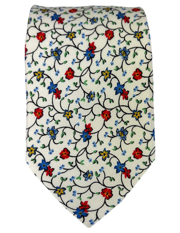 DÉCLIC Lugo Floral Ascot - White