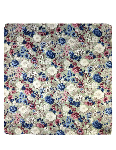 DÉCLIC Florence Floral Tie - Blue