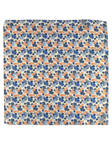 DÉCLIC Cento Floral Tie - Blue