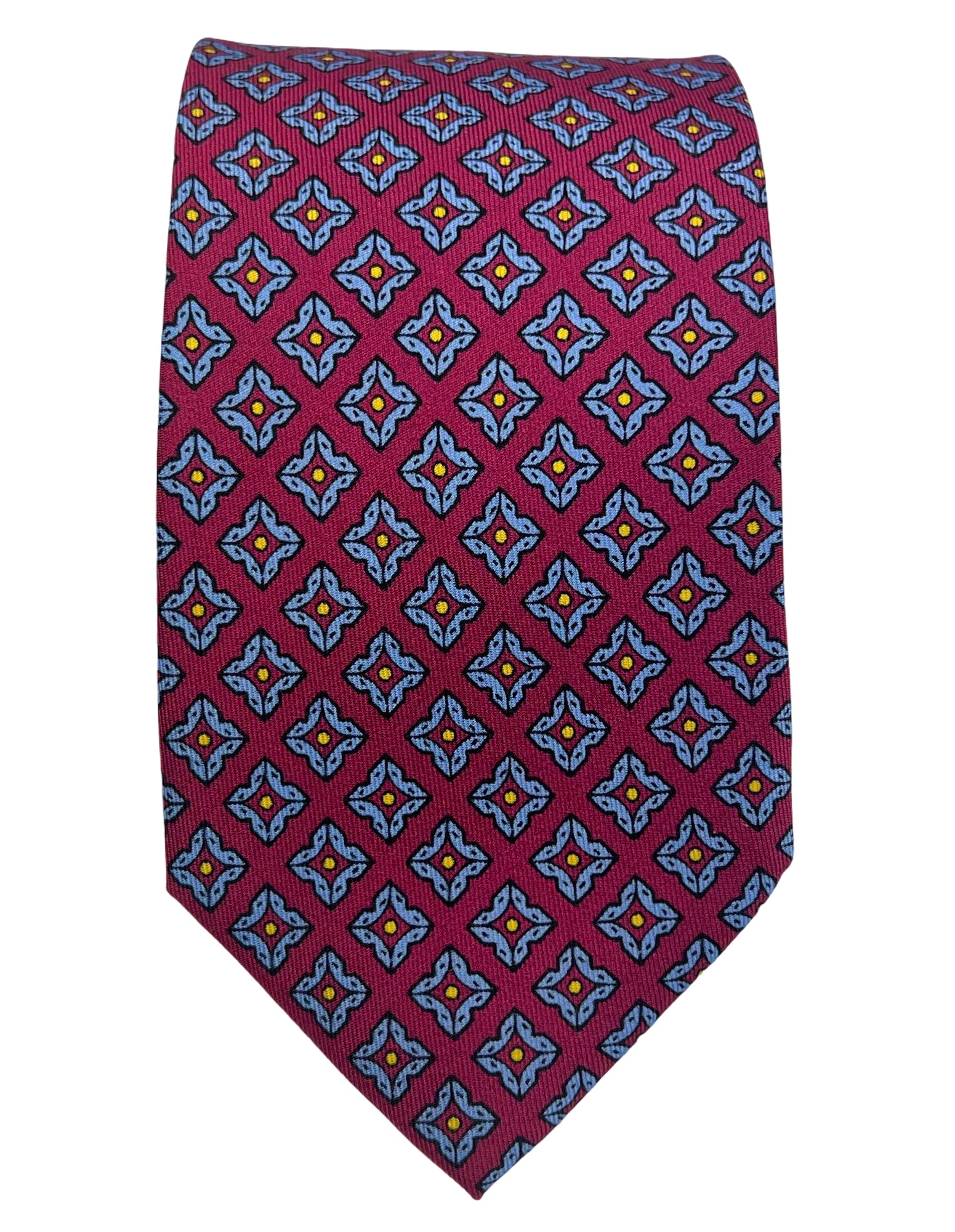 CANTINI Puglia Patterned Tie - Magenta